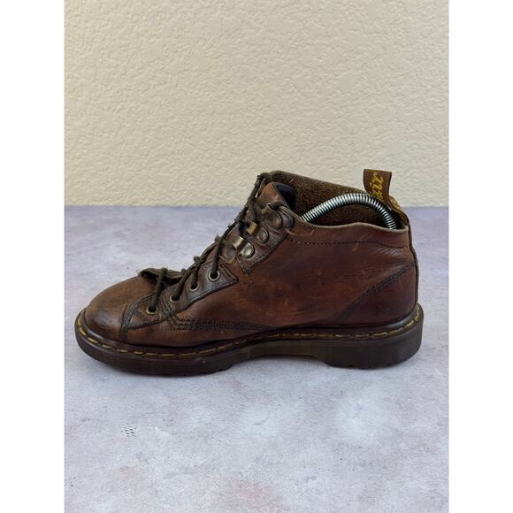 Dr Martens 8088 Brown Leather Boots UK 6 US 7 Lace Up Made in England Vintage main image 13